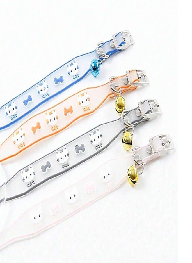 PET FUN Adjustable Dog & Cat Collar | Durable, Stylish, and Comfortable Pet Collar with Secure Buckle & Leash Attachment | Ideal for Small to Large Pets (10 MM, PVC Collar) (Pack of 2) - Image 1
